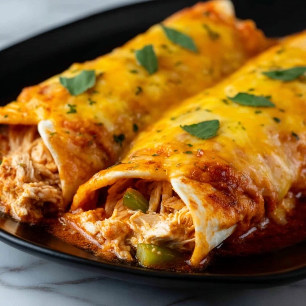 Easy Chicken Enchiladas Recipe - Recipe Image