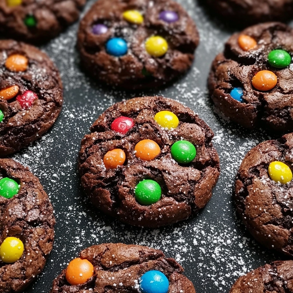 Chocolate M&M Cookies Recipe - Recipe Image