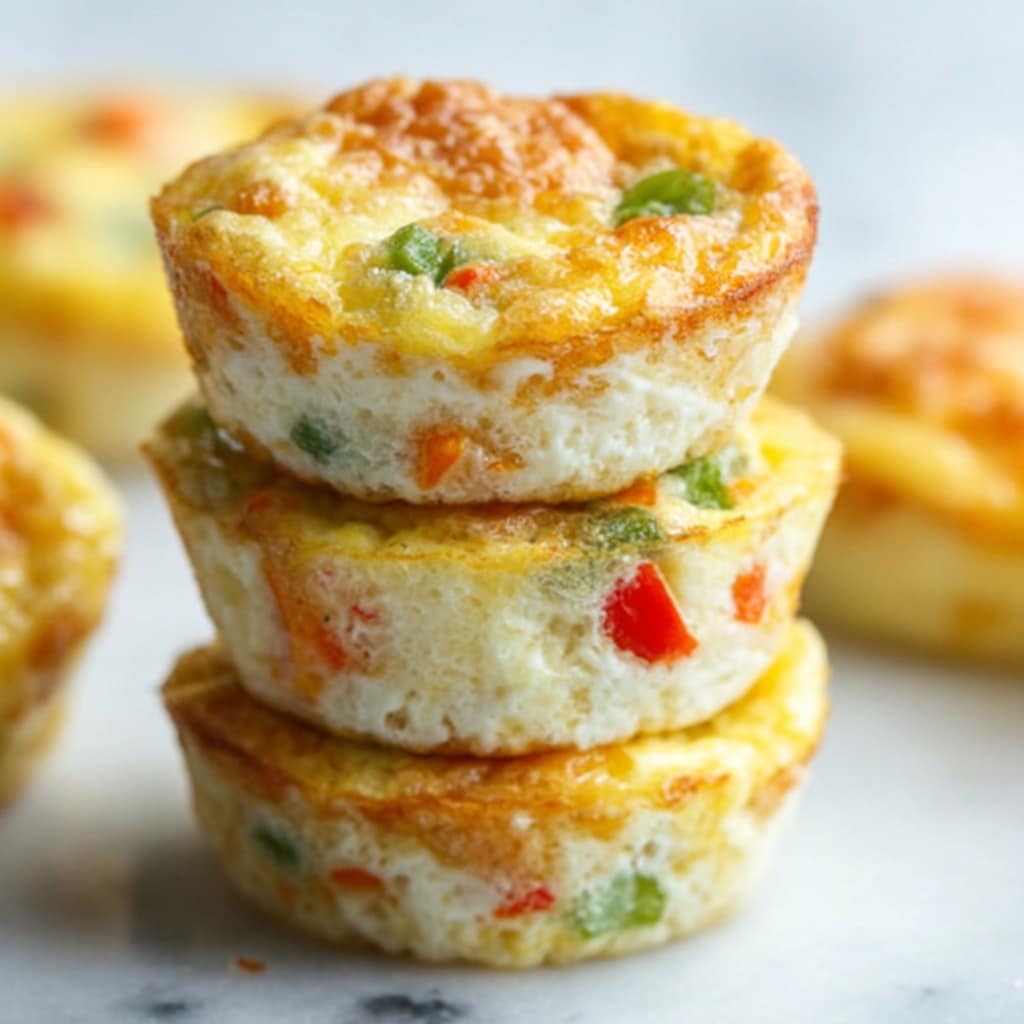 Mini Egg Bites with Customizeable Fillings Recipe - Recipe Image