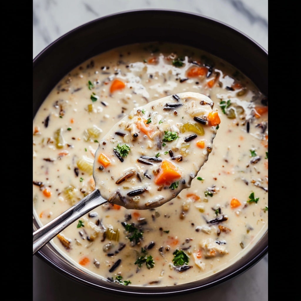 Crock Pot Chicken and Wild Rice Soup Recipe - Recipe Image