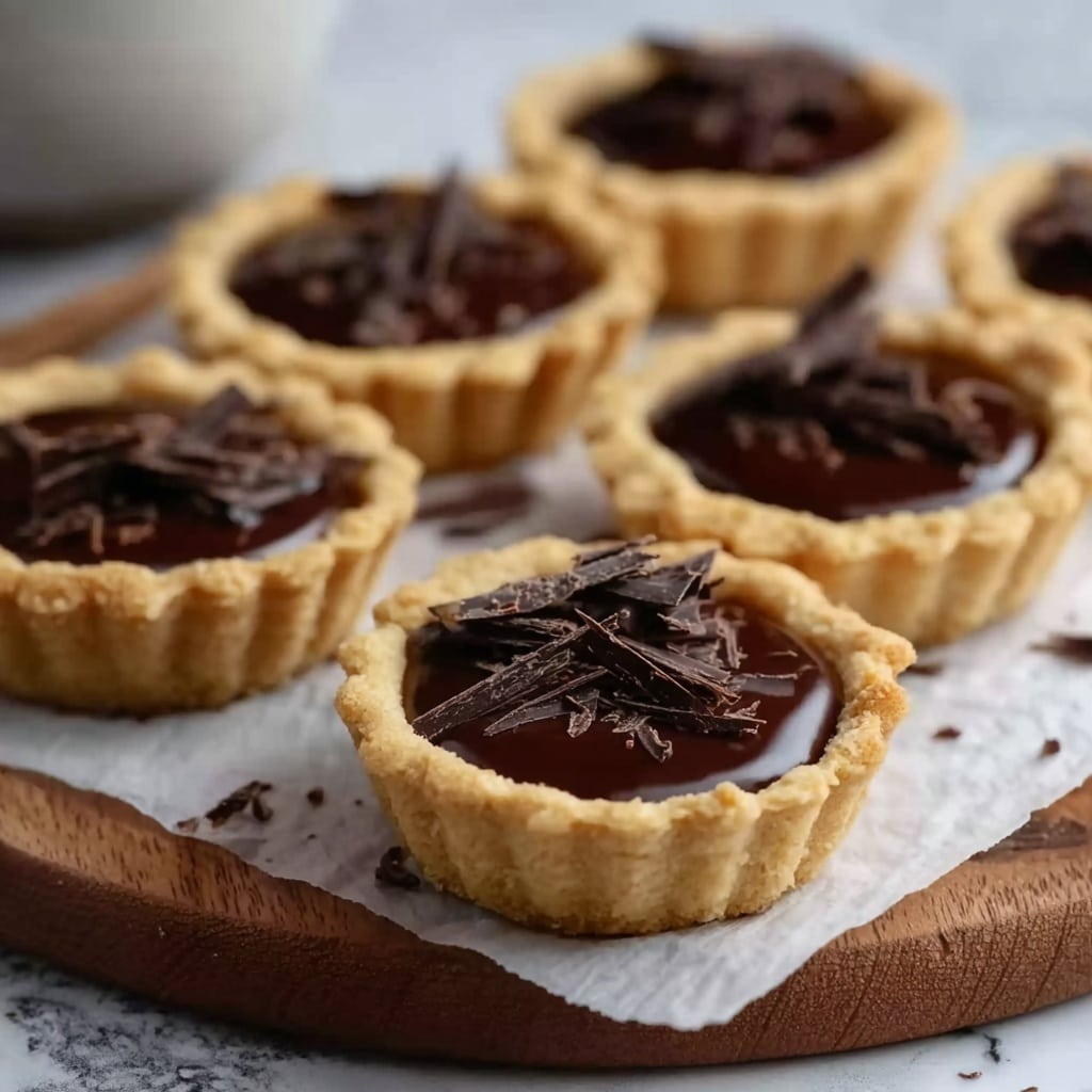 Mini Chocolate Tarts with Rich Dark Chocolate Ganache Recipe - Recipe Image
