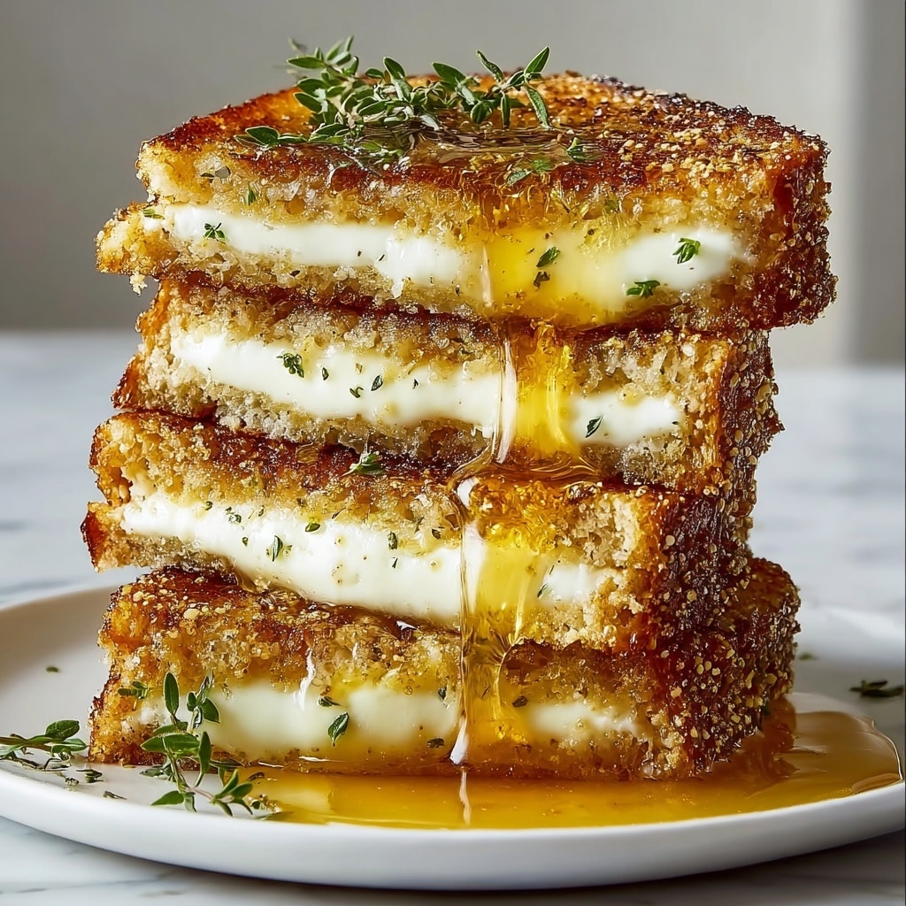 Marry Me French Toast with Creme Anglaise and Brûlée Topping Recipe - Recipe Image