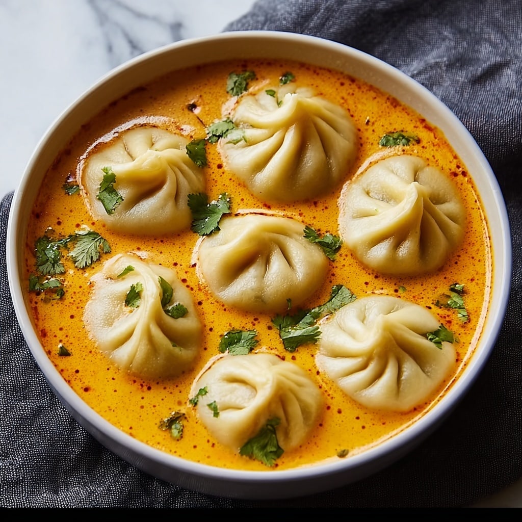 Thai Red Curry Dumpling Soup Recipe - Recipe Image