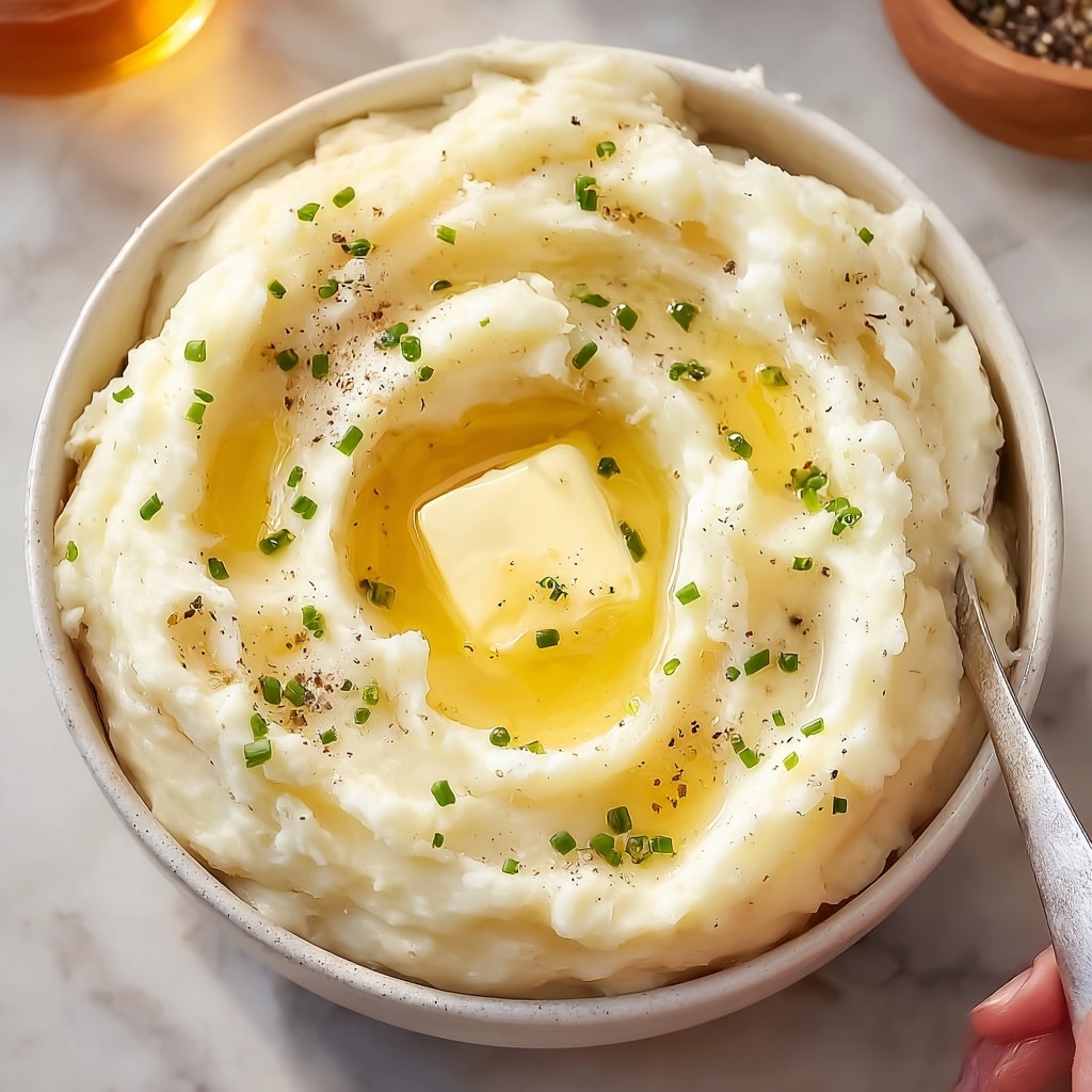 Easy Creamy Mashed Potatoes Recipe - Recipe Image