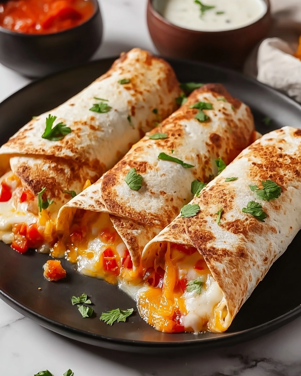 Baked Chicken Chimichangas: Easy and Delicious Recipe - Recipe Image