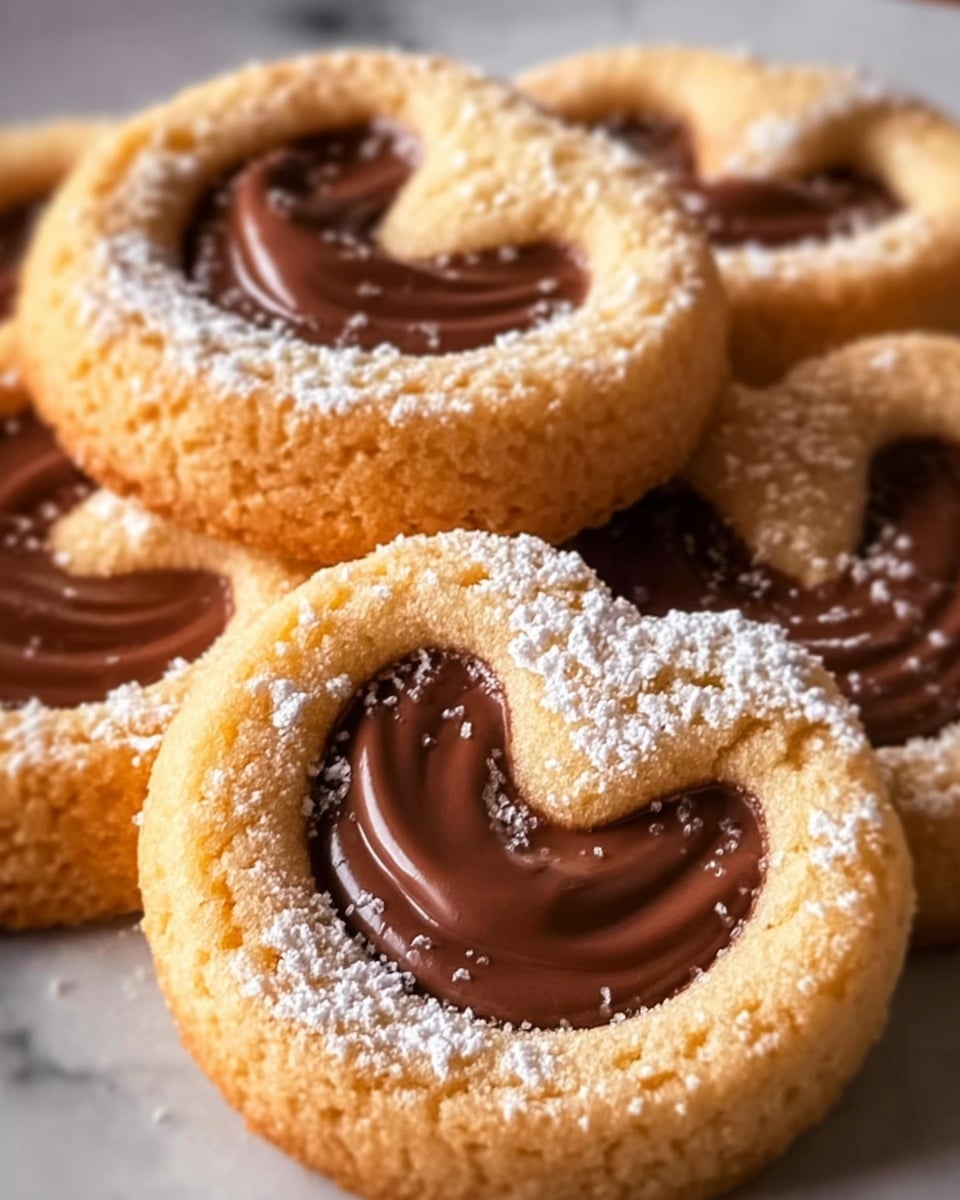Milk Chocolate Stuffed Jack-O’-Lantern Cookies Recipe - Recipe Image
