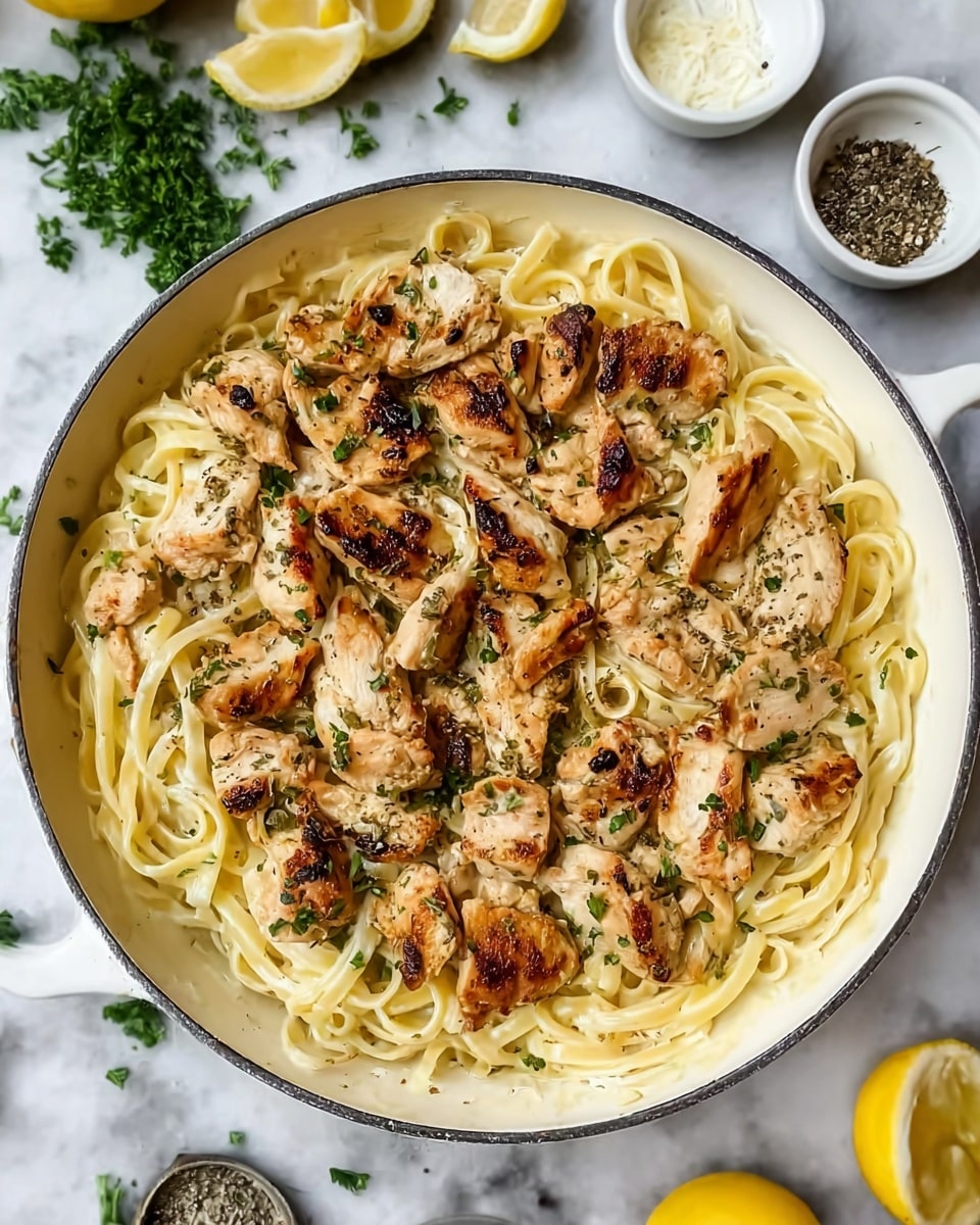 Cowboy Butter Chicken Linguine Recipe - Recipe Image