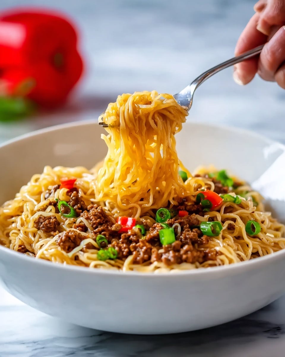 Slow Cooker Beef Ramen Recipe - Recipe Image