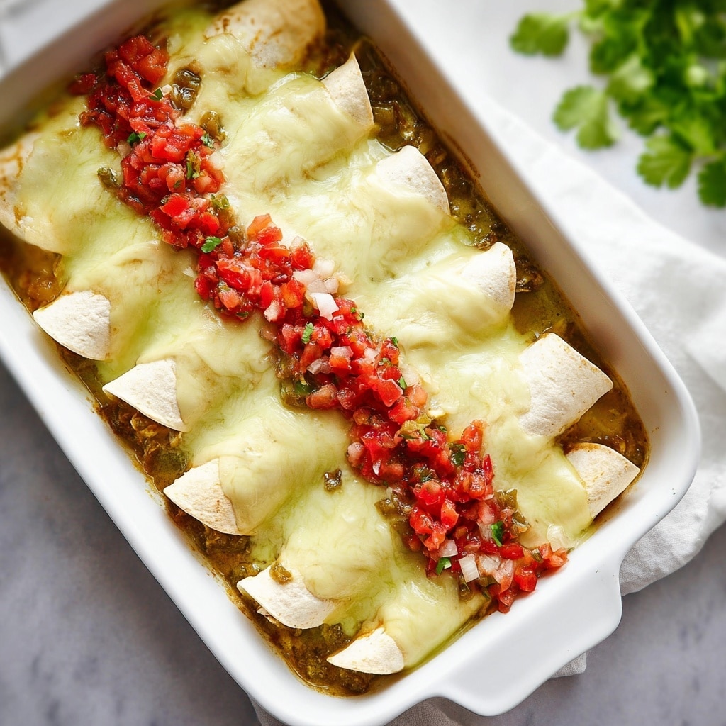 Smothered Chicken Burritos with Creamy Salsa-Verde Ranch Recipe - Recipe Image