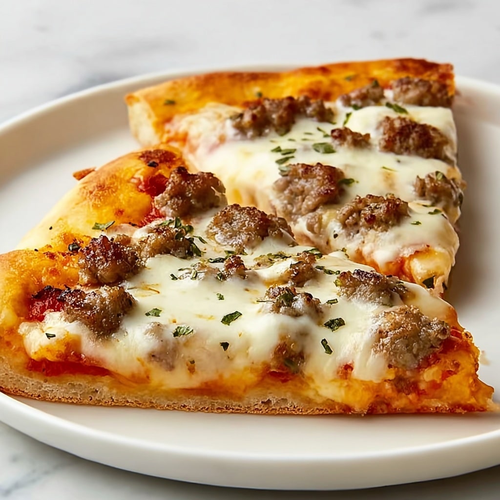 Biscuits & Sausage Gravy Breakfast Pizza Recipe - Recipe Image