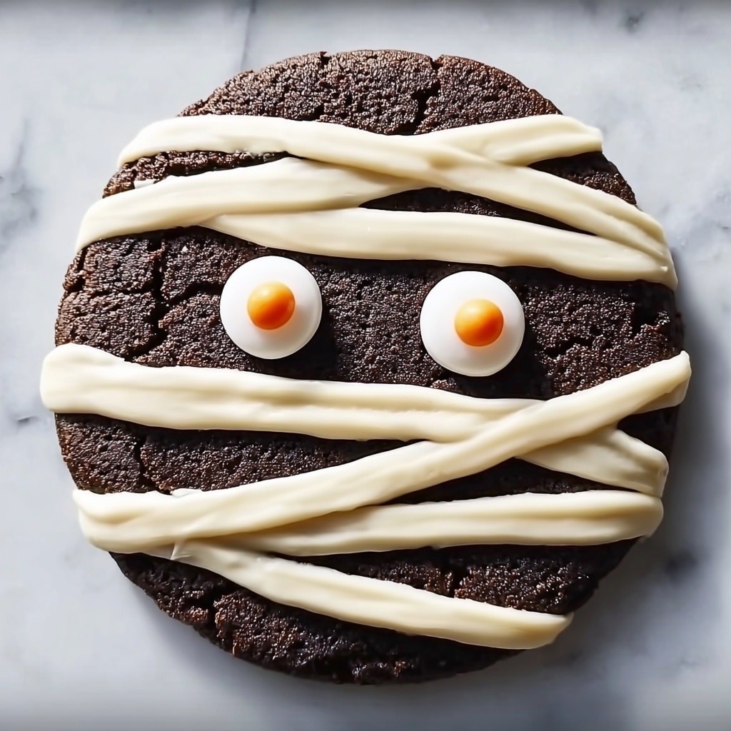 Fudgy Halloween Mummy Cookies Your Kids Will Love to Make Recipe - Recipe Image