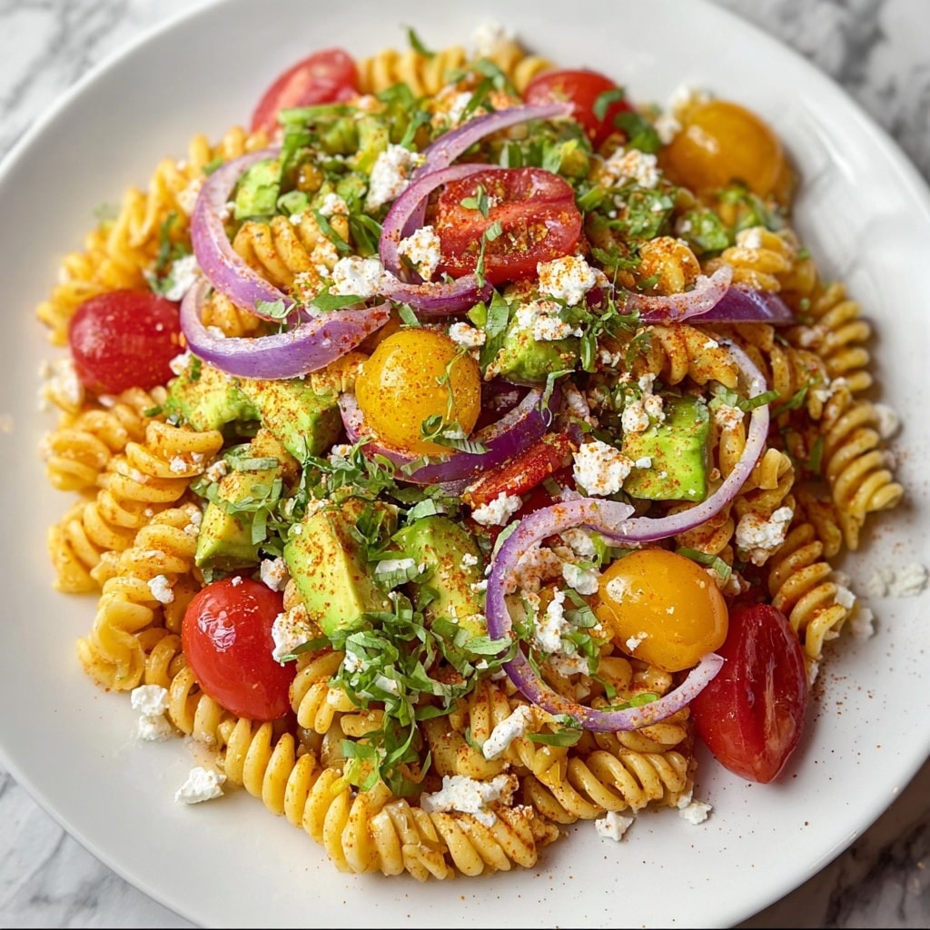 Healthy Street Corn Pasta Salad Recipe - Recipe Image
