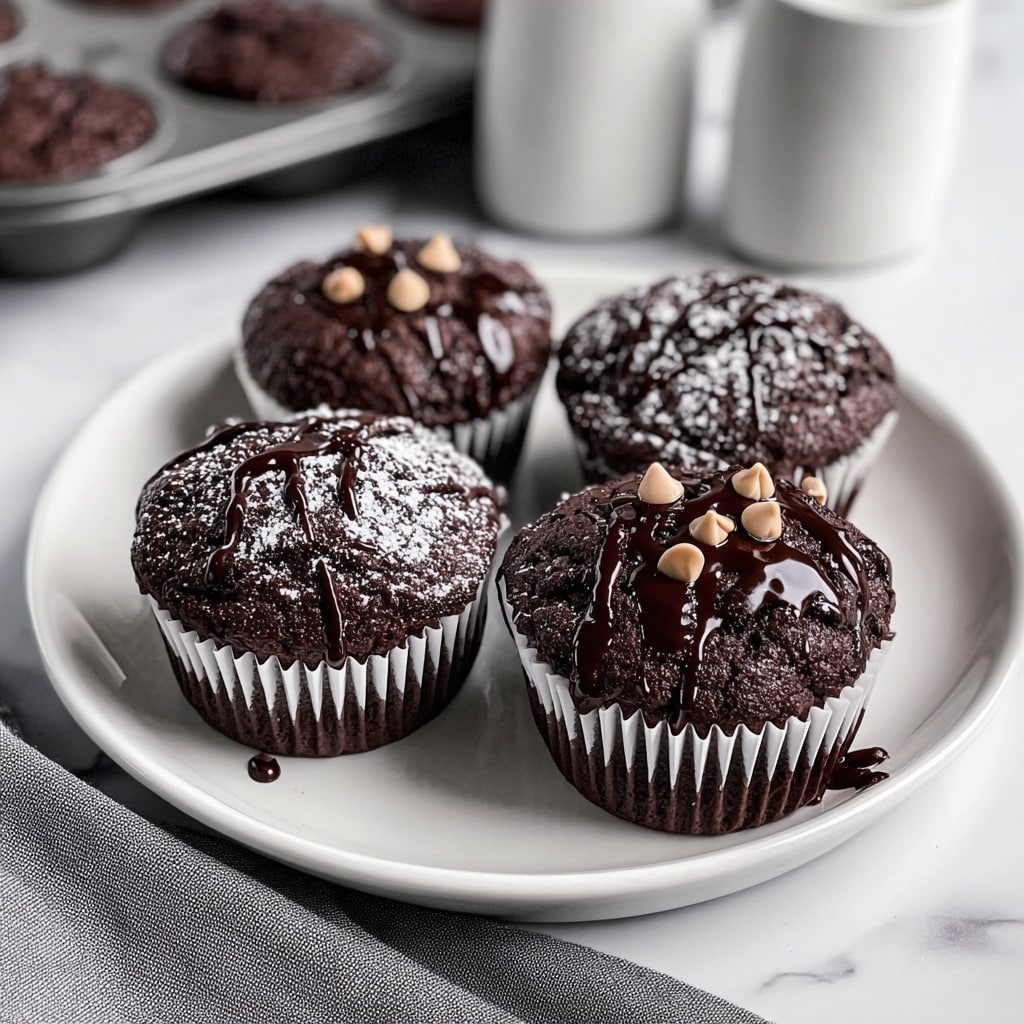Double Chocolate Espresso Muffins Recipe - Recipe Image