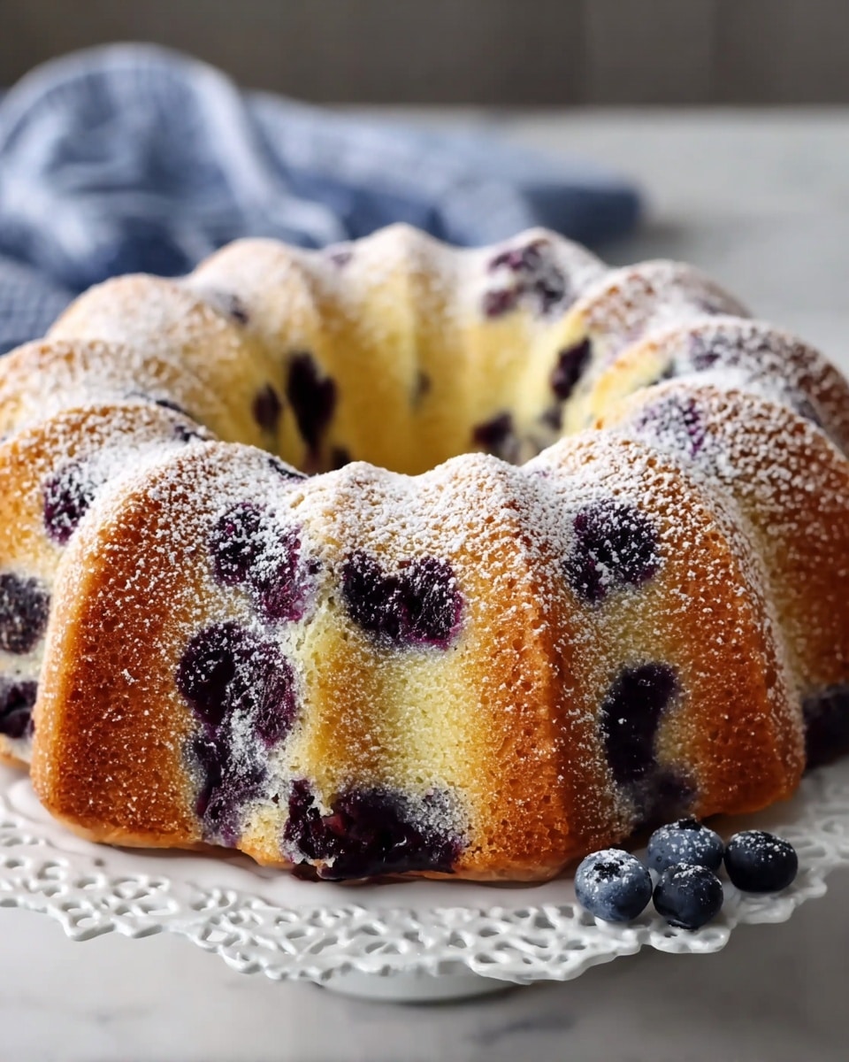 Blueberry Breakfast Cake Recipe - Recipe Image