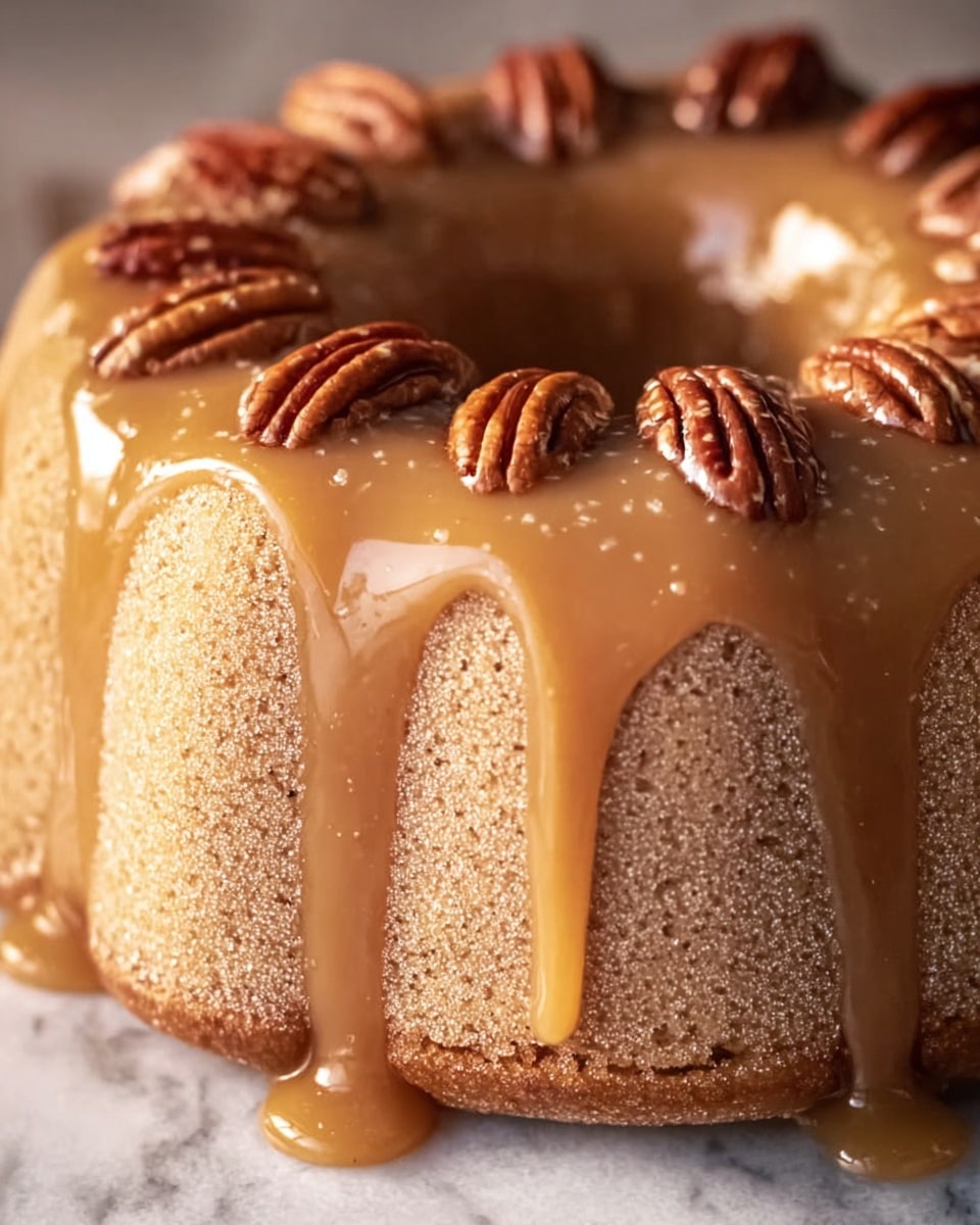 Pecan Praline Buttermilk Pound Cake Recipe - Recipe Image