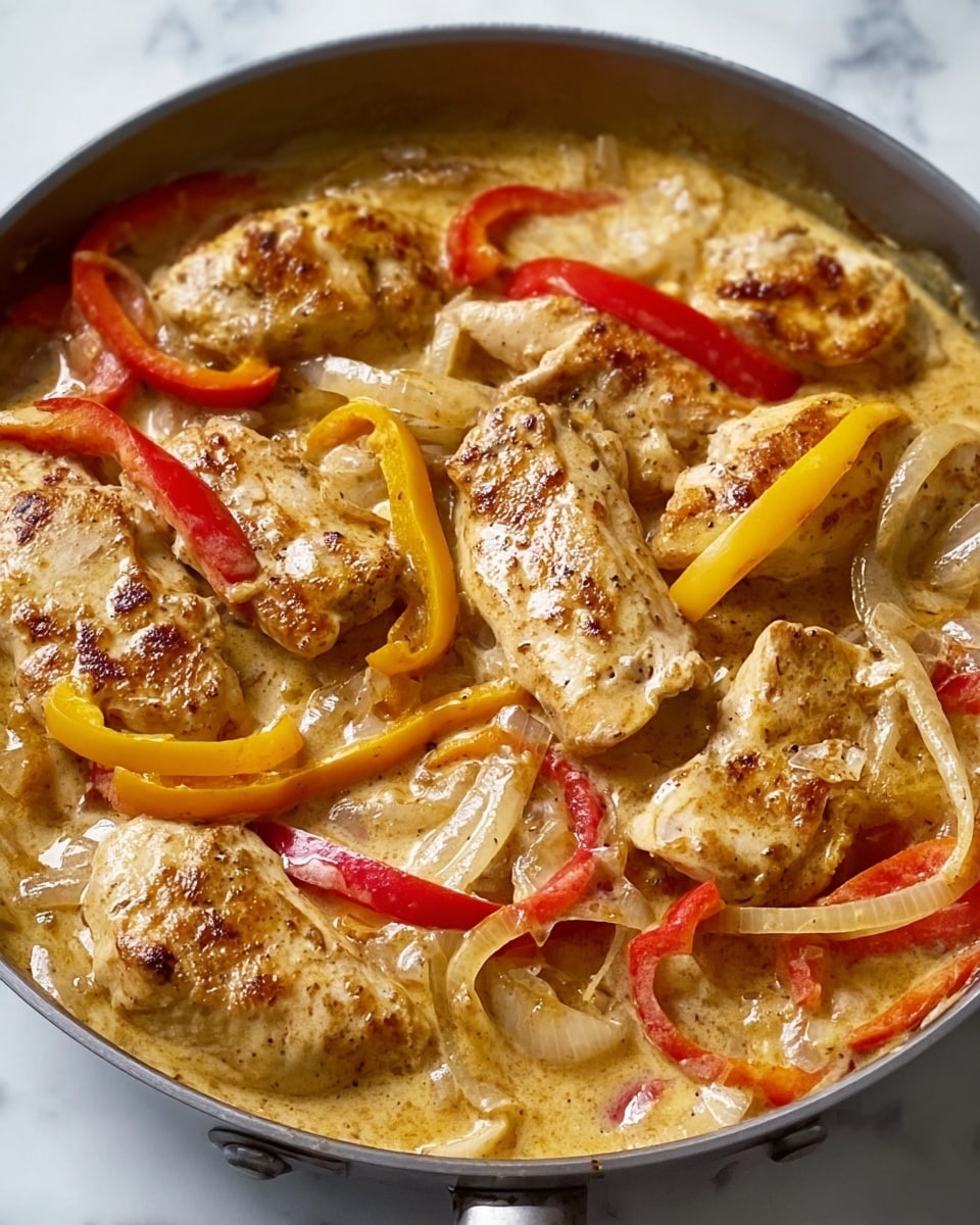Creamy Pepperoncini Chicken Recipe - Recipe Image