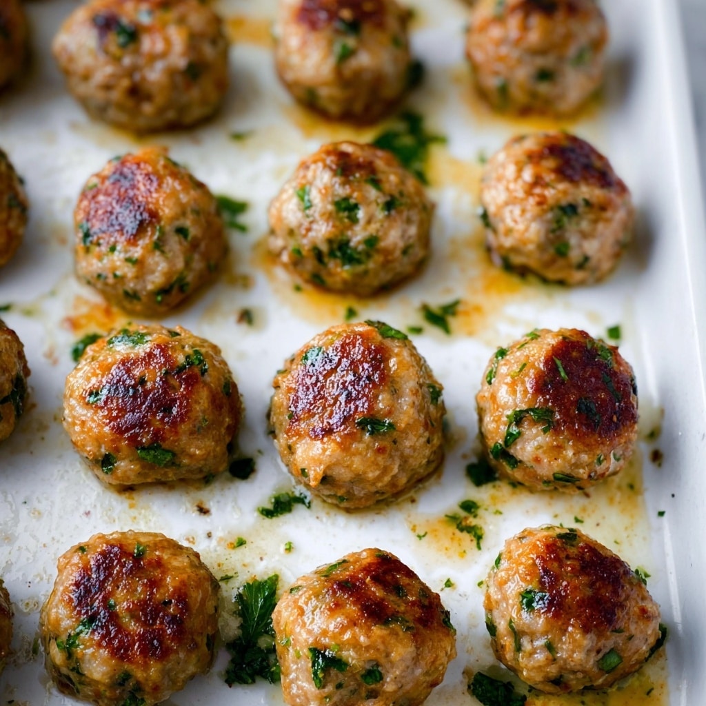 Italian-Style Chicken Meatballs Recipe - Recipe Image
