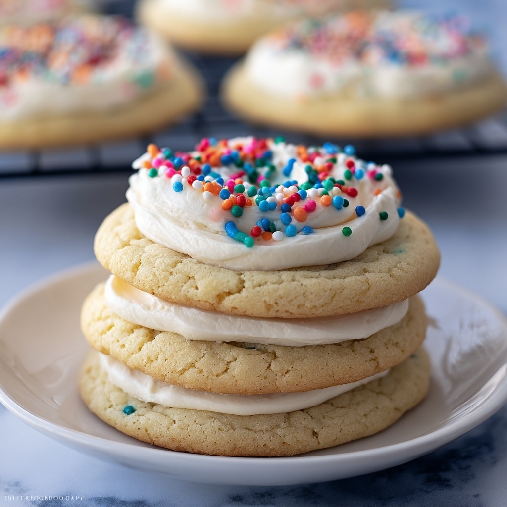 Creamy Sugar French Cookies Recipe - Recipe Image