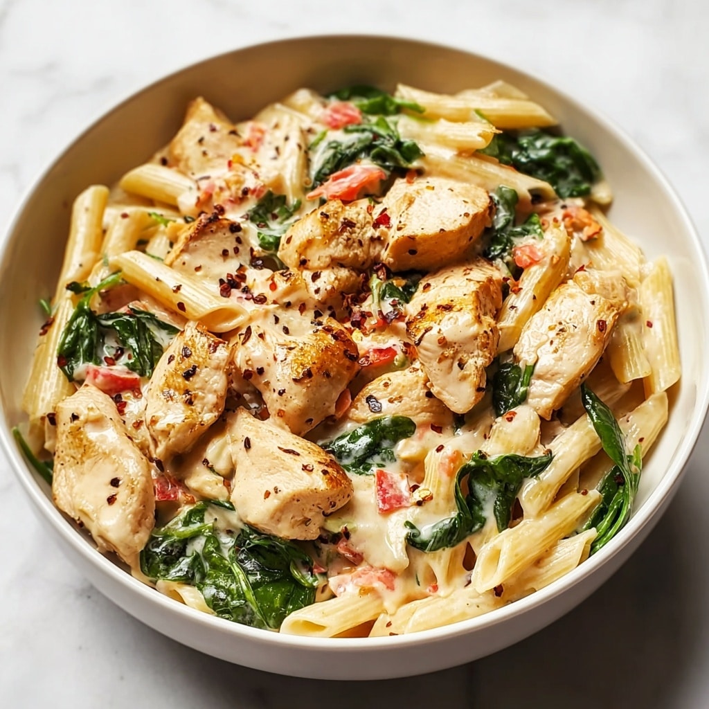 Creamy Chicken Pasta Recipe - Recipe Image
