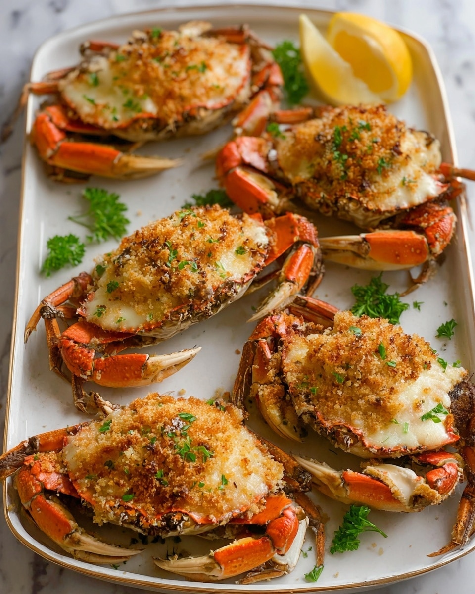 New Orleans Seafood Stuffed Crab Recipe - Recipe Image