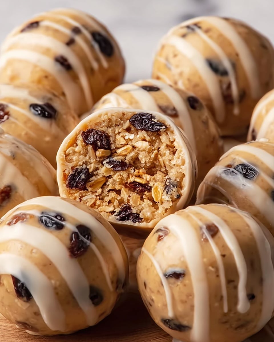 Oatmeal Raisin Cookie Protein Balls Recipe - Recipe Image