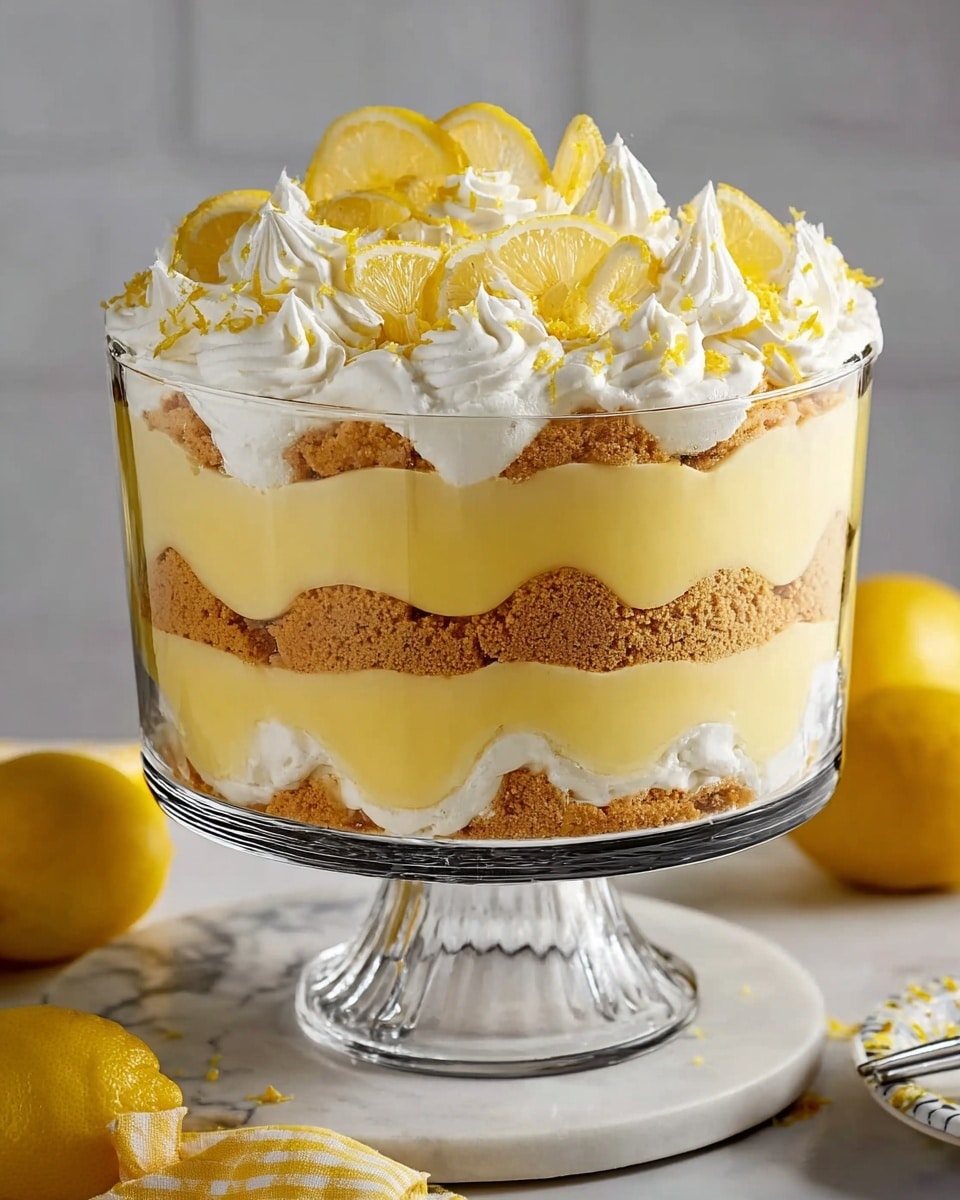 Outrageous Lemon Lovers Trifle Recipe - Recipe Image