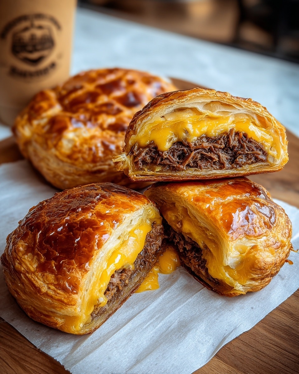 Brisket & Smoked Cheese Pies Recipe - Recipe Image