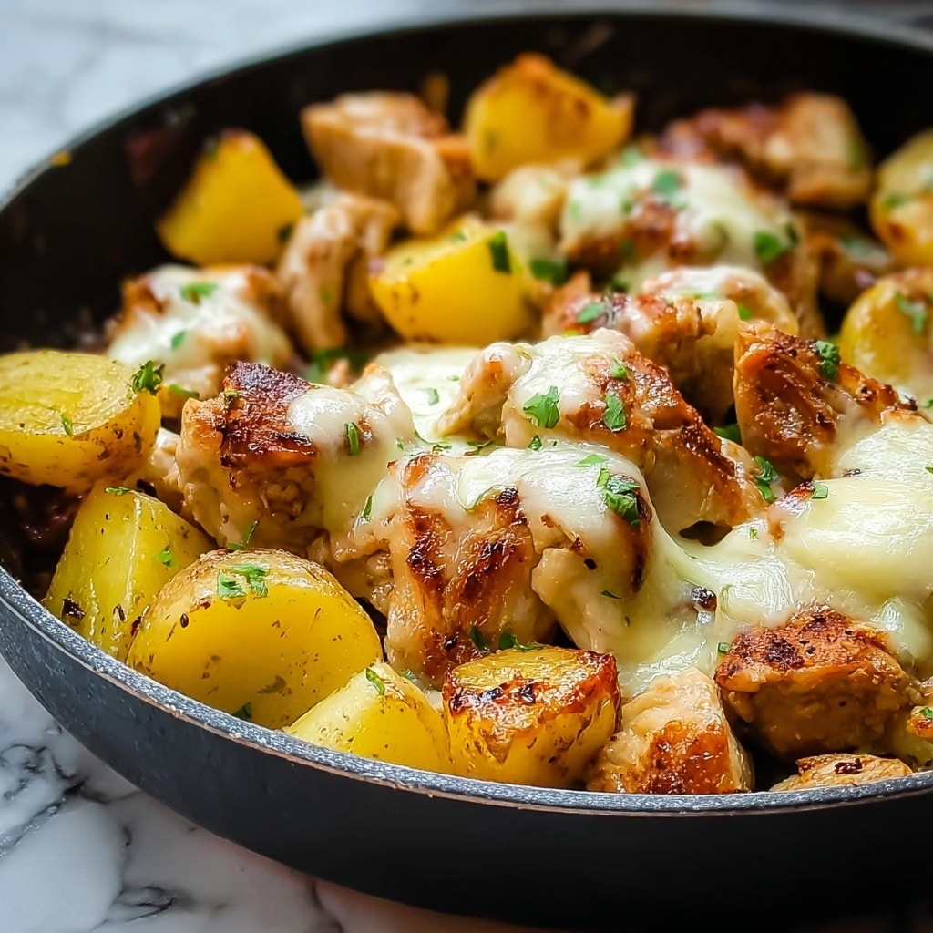 Garlic Parmesan Chicken and Potatoes (One-Pan Dinner) Recipe - Recipe Image