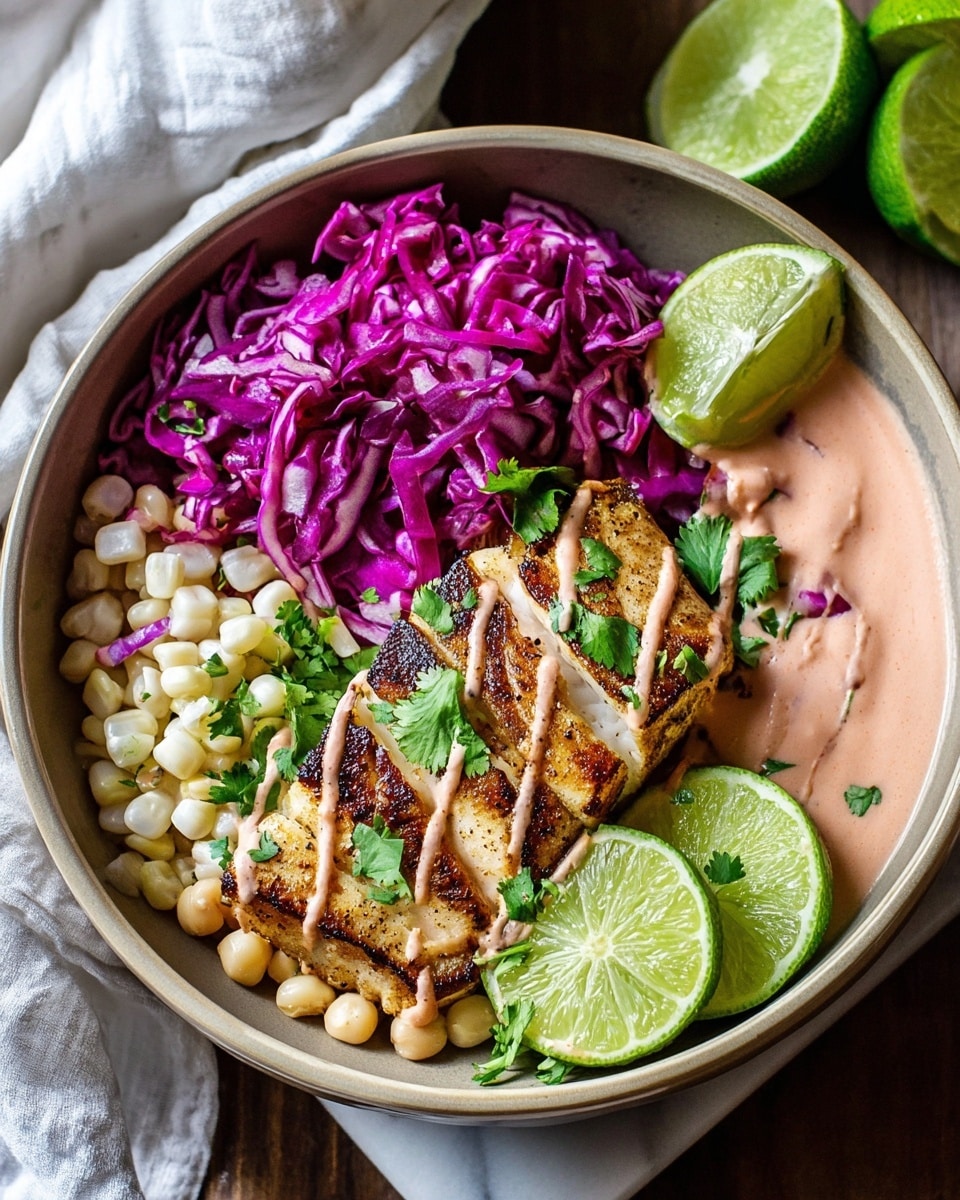 Baja Fish Taco Bowls Recipe - Recipe Image