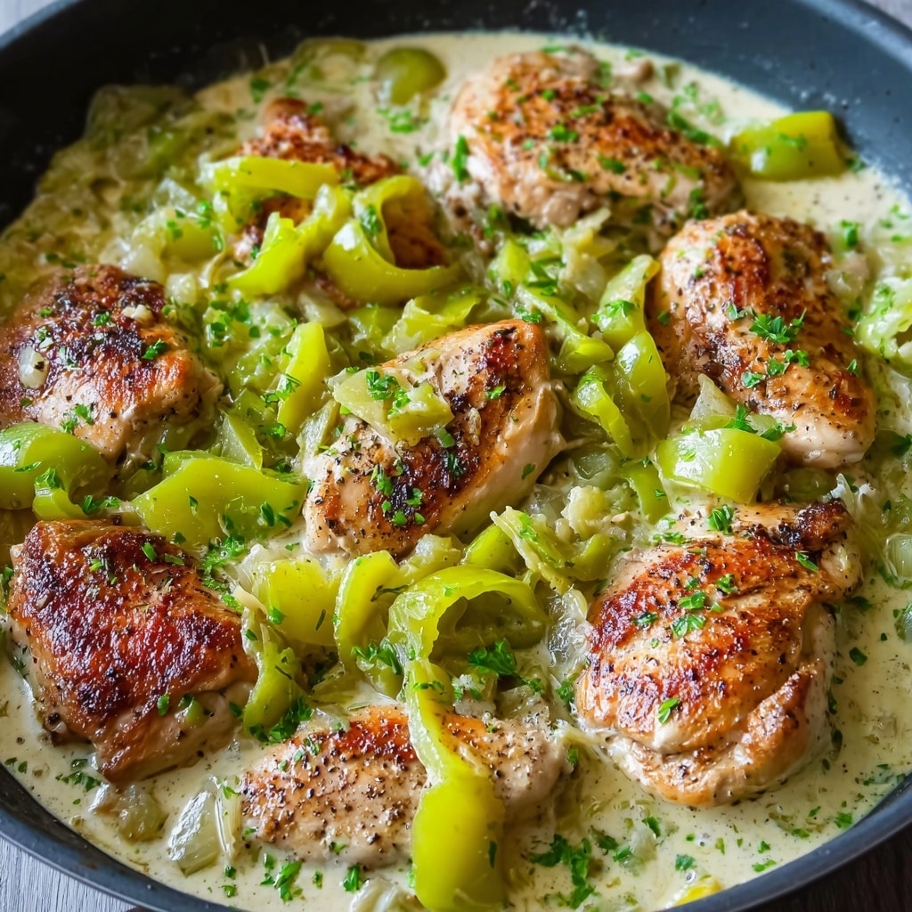 Creamy Pepperoncini Chicken Recipe - Recipe Image