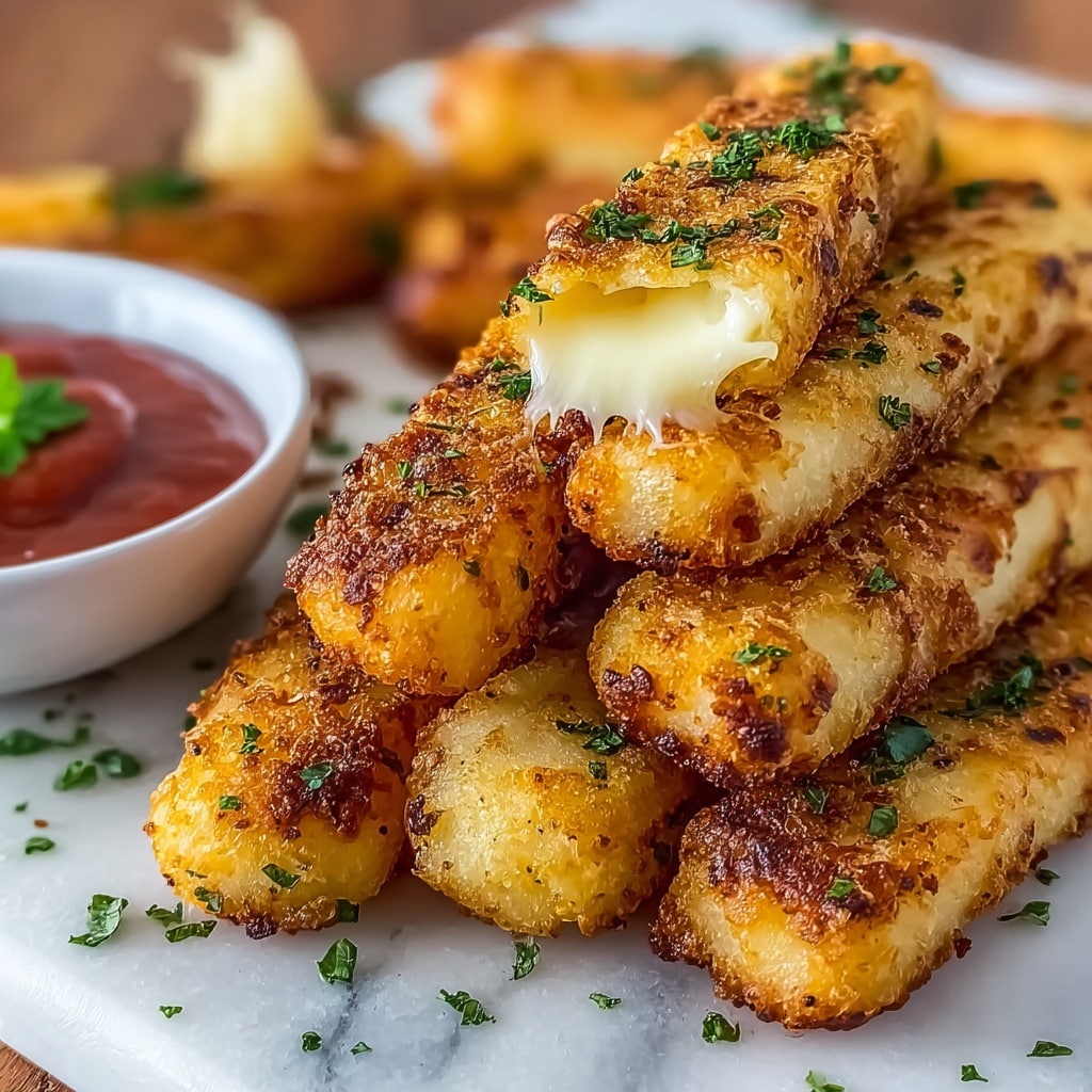 Crispy Hungarian Potato Cheese Sticks Recipe - Recipe Image