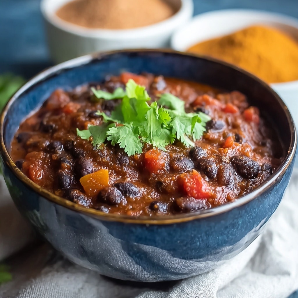 Brazilian Black Bean Stew with Toasted Cassava Flour Recipe - Recipe Image