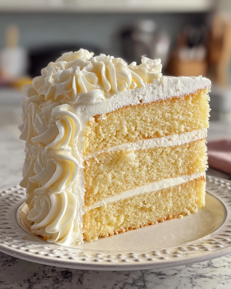 Moist White Velvet Cake Recipe - Recipe Image