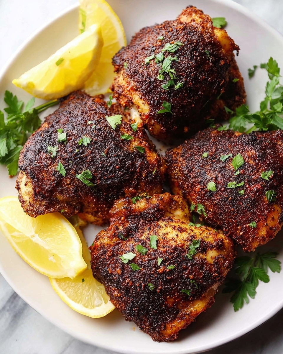 Air Fryer Chicken Thighs Recipe - Recipe Image