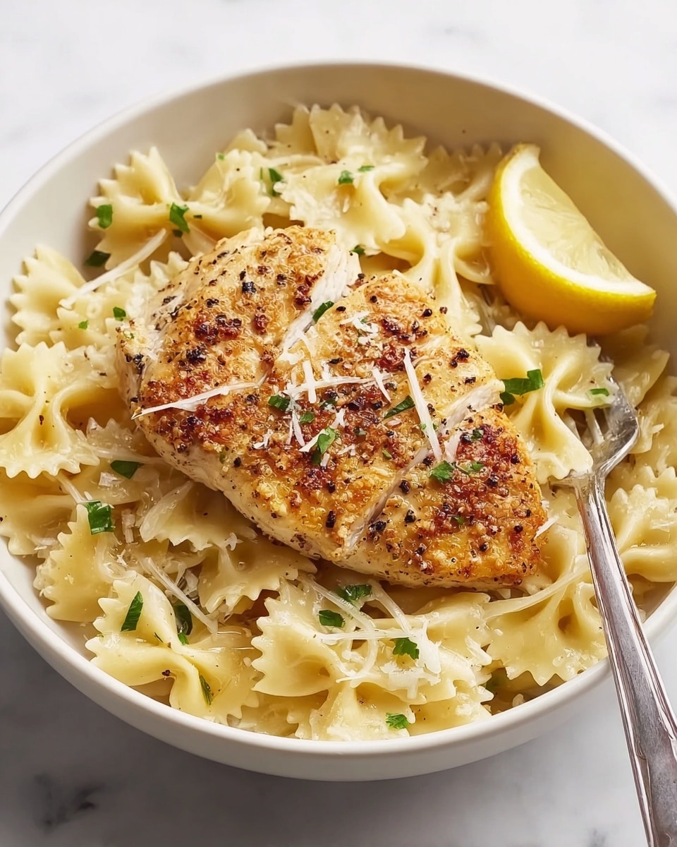 Lemon Chicken Pasta Recipe - Recipe Image
