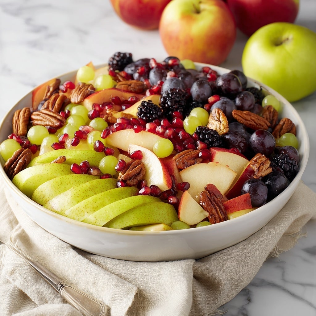 Fall Fruit Salad with Cinnamon Honey Dressing Recipe - Recipe Image