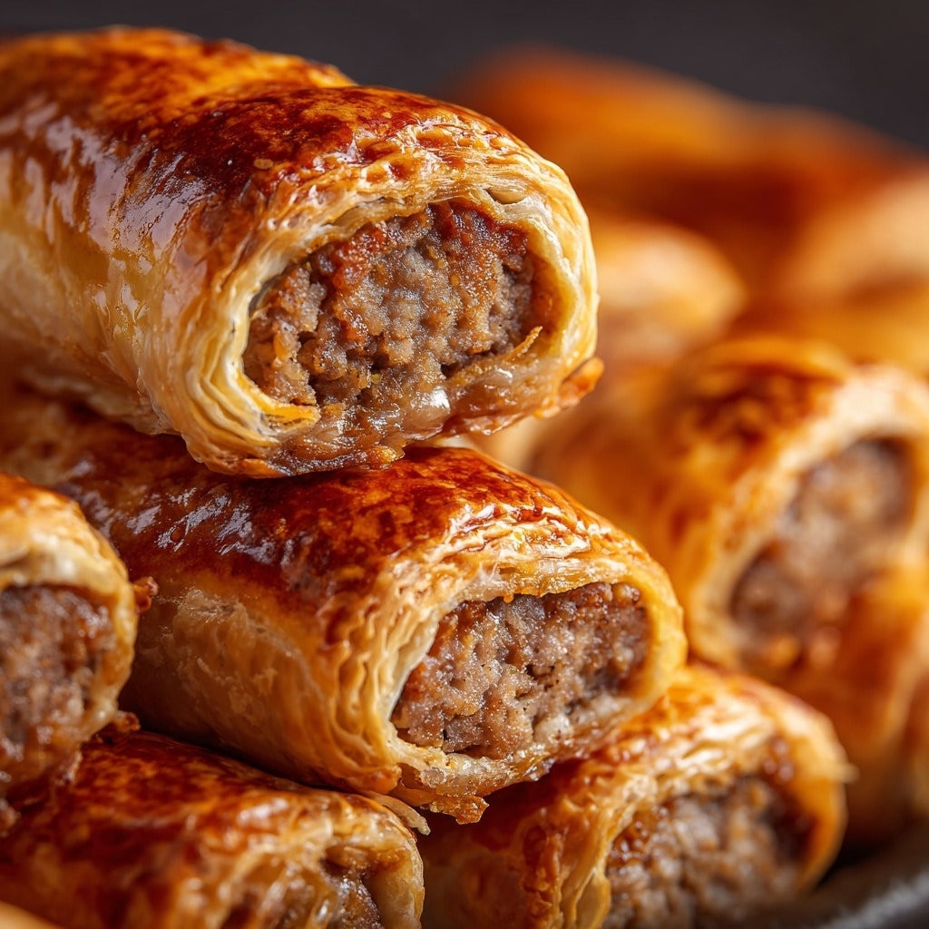 French Onion Sausage Rolls Recipe