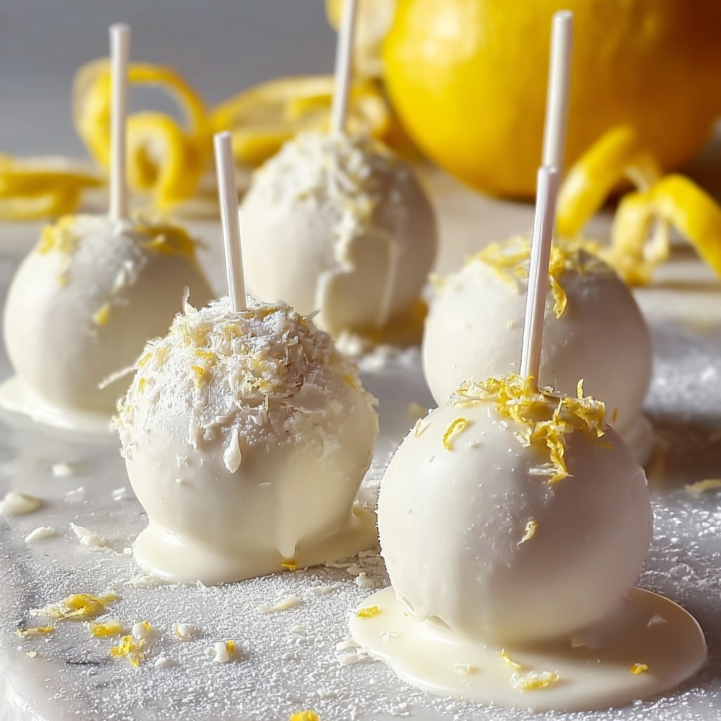 White Chocolate Lemon Truffles Recipe - Recipe Image