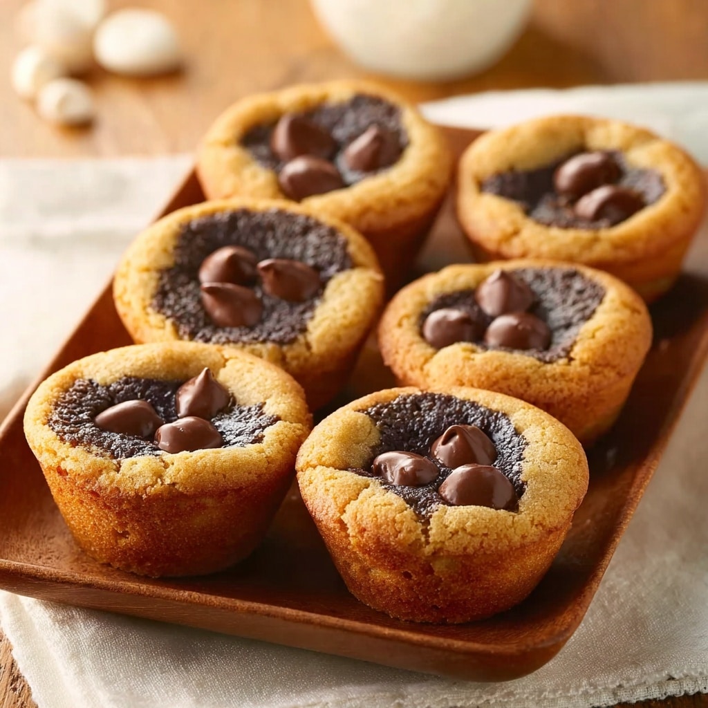 Fudge Filled Chocolate Chip Cookie Cups Recipe - Recipe Image