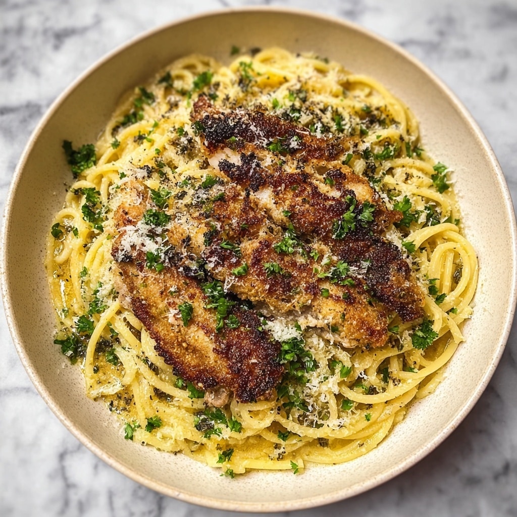 Parmesan Chicken Pasta Recipe - Recipe Image
