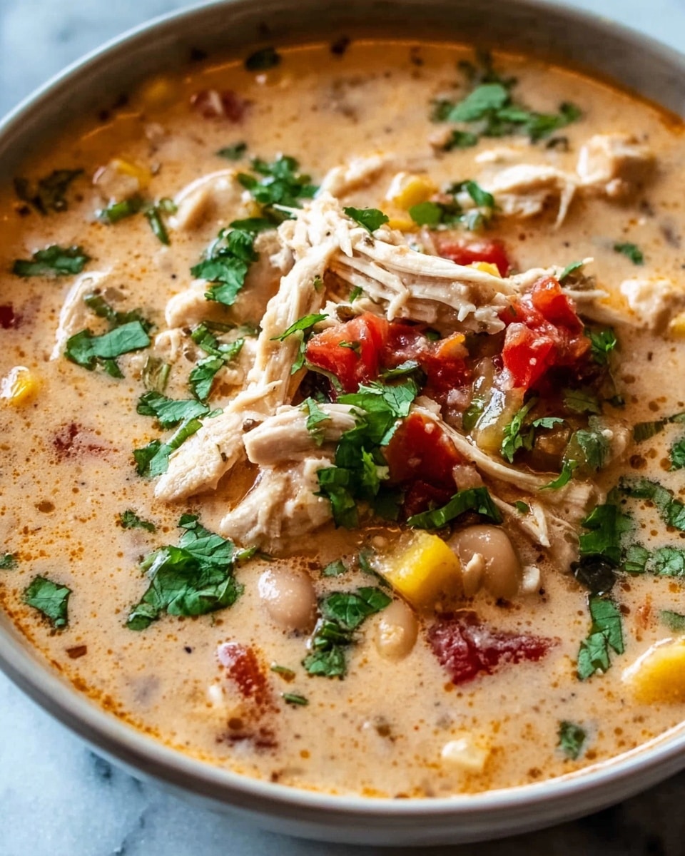 Slow Cooker Creamy Chicken Chili Recipe - Recipe Image