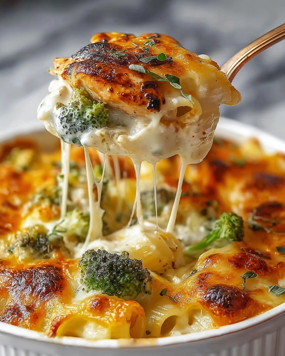 Chicken & Broccoli Alfredo Bake Recipe - Recipe Image