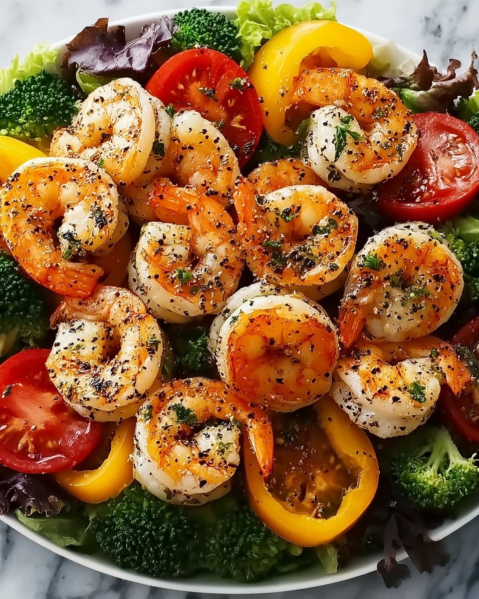 Colorful Shrimp & Veggie Bowl Recipe - Recipe Image
