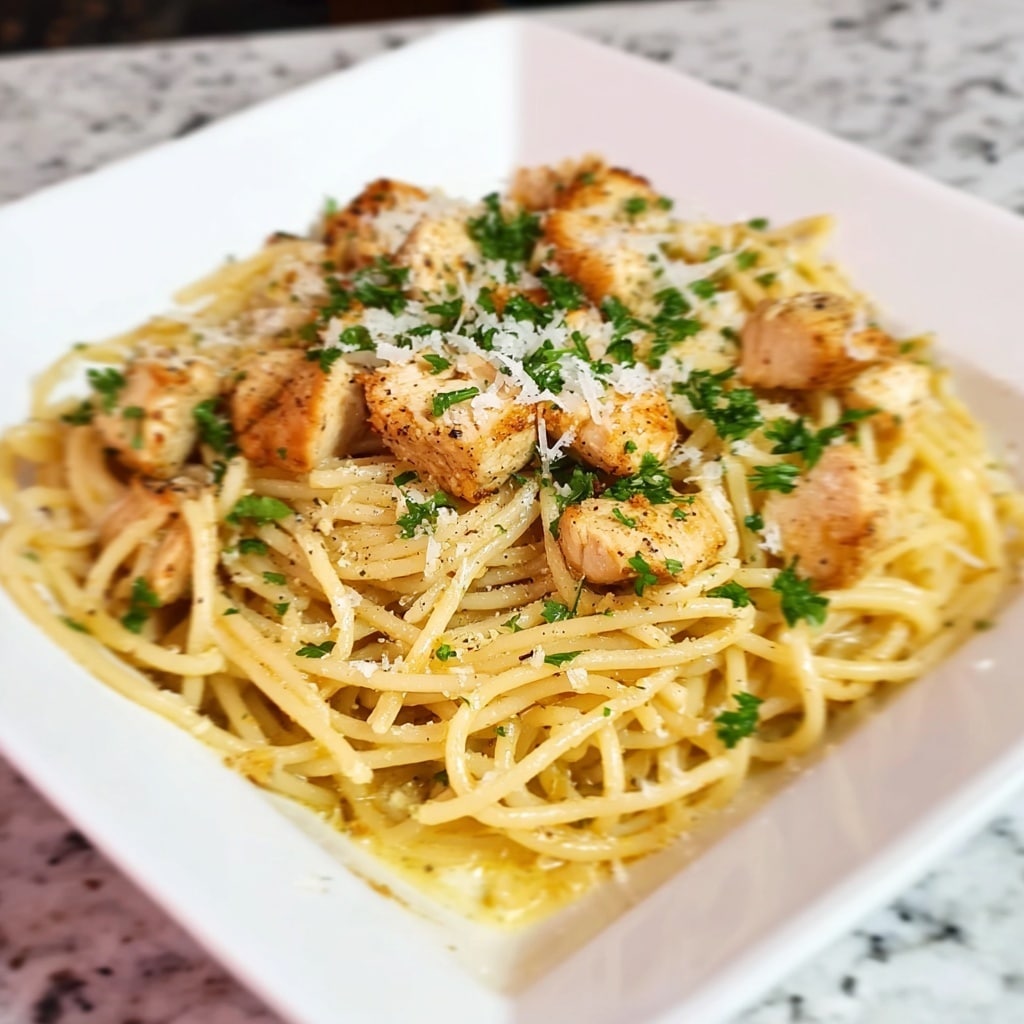 Healthy Garlic Parmesan Chicken Pasta: 30 Minutes to Joy Recipe - Recipe Image