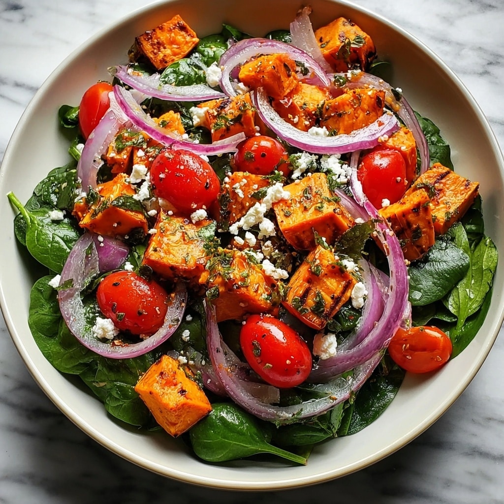 Healthy Roasted Sweet Potato Salad Recipe - Recipe Image