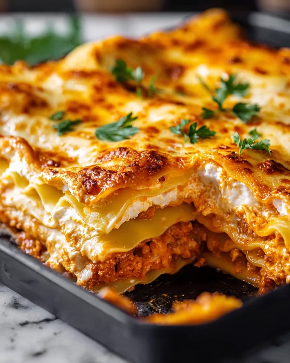 Buffalo Chicken Lasagna Recipe - Recipe Image