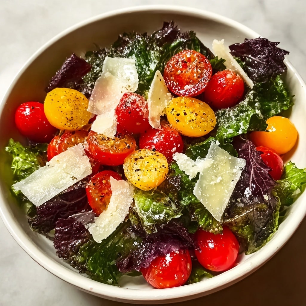 Lemon Parmesan Salad Recipe - Recipe Image
