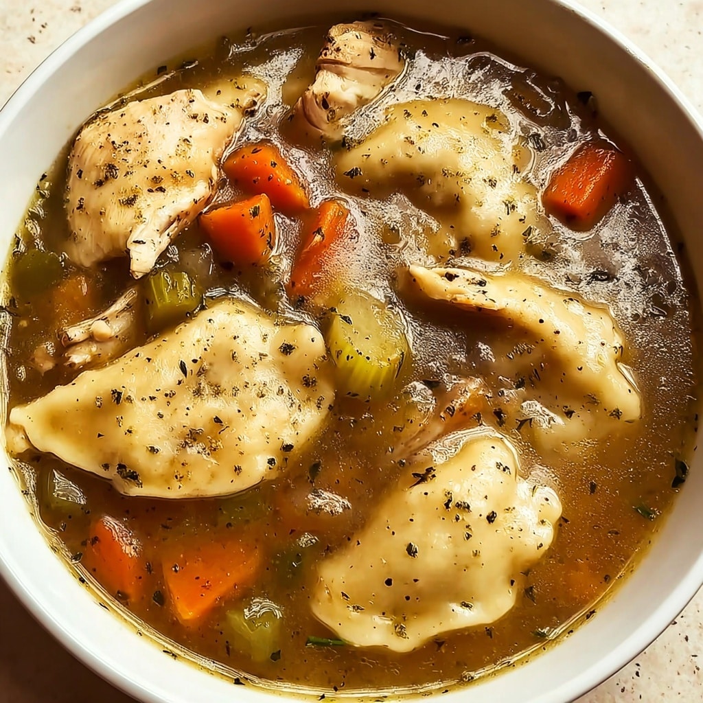 Chicken & Dumplings: 5 Simple Steps to Comfort Food Bliss Recipe - Recipe Image