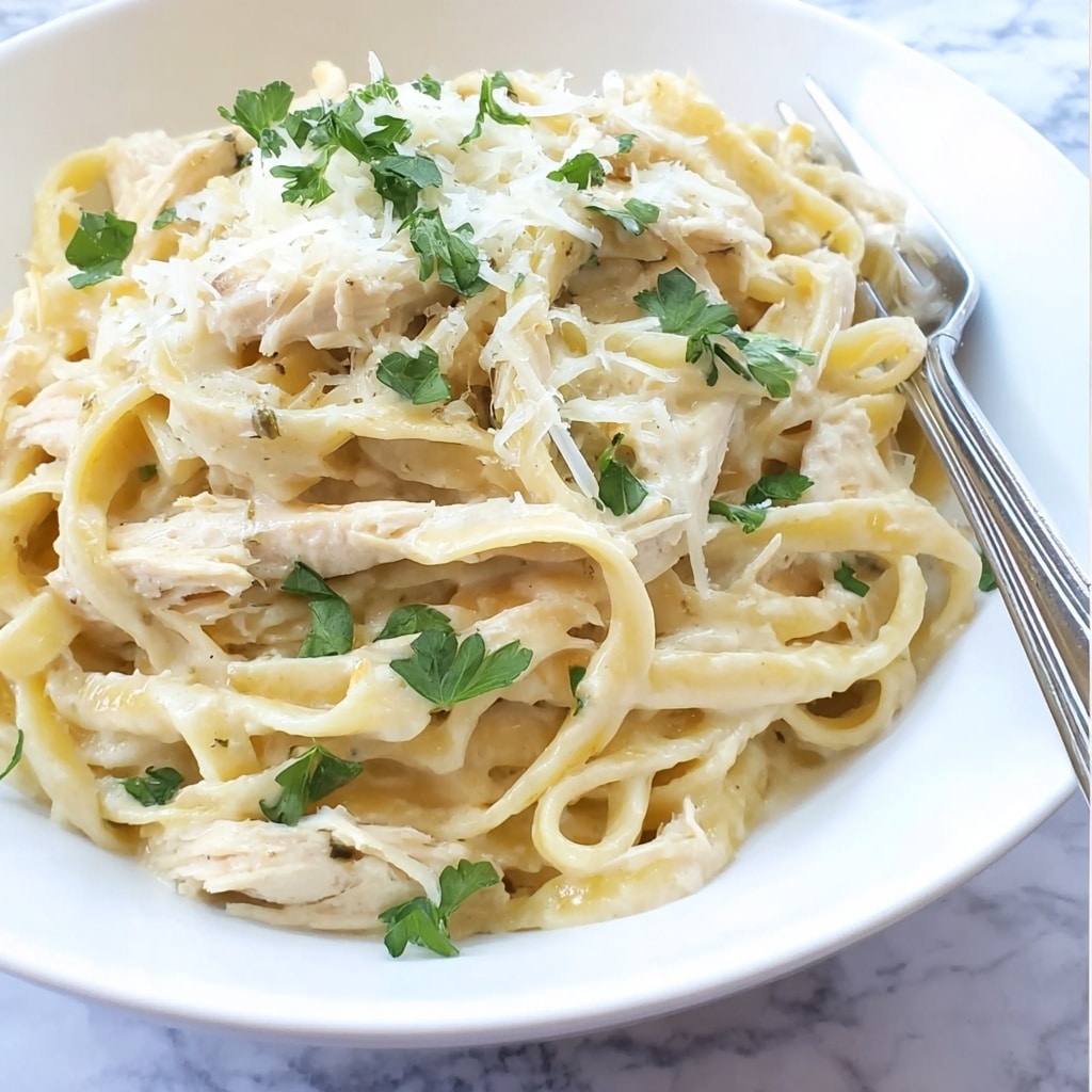 Slow Cooker Chicken Alfredo: 7 Creamy Comfort Delights Recipe - Recipe Image