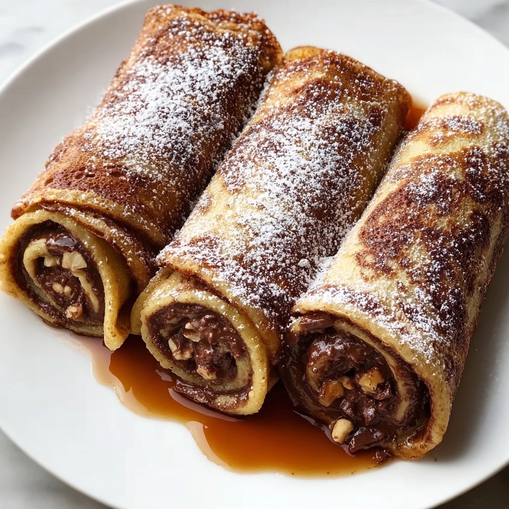 Chocolate Hazelnut French Toast Roll-Ups Recipe - Recipe Image